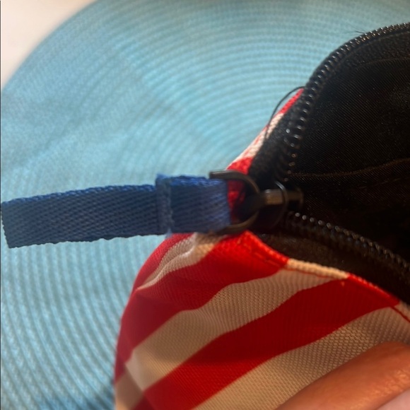 NWT IKEA Red Striped and Blue Polka Dot Cosmetic Pouches Set of 2 Cute Gift Set - Picture 7 of 16